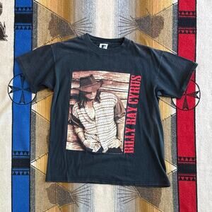 Vintage Billy Ray Cyrus 1995 Country Concert Tour T-Shirt Size Small Music Band